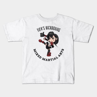 Chibi Tifas Kickboxing Final Fantasy 7 Tifa Lockhart Kids T-Shirt